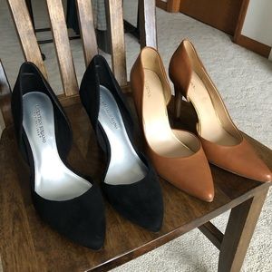 Black and Brown Heels Size 10/11